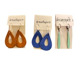 Dream spirit earrings x3 pairs